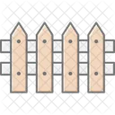 Garden Fence Boundary Icon