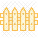 Garden Fence Boundary Icon
