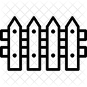 Garden Fence Boundary Icon