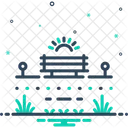 Garden Belvedere Bench Icon