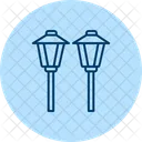 Garden Lighting Outdoor Icon