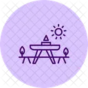 Garden Picnic Area Garden Picnic Icon