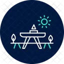 Garden Picnic Area Garden Picnic Icon