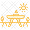 Garden Picnic Area Garden Picnic Icon