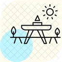 Garden Picnic Area Garden Picnic Icon