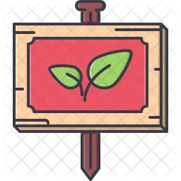 Garden sign  Icon