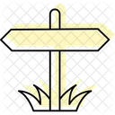 Garden Sign Board Garden Sign Icon