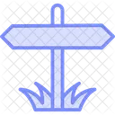 Garden Sign Board Garden Sign Icon