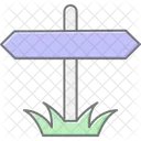 Garden Sign Board Garden Sign Icon