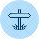 Garden Sign Board Garden Sign Icon