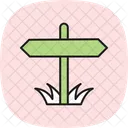 Garden Sign Board Icon