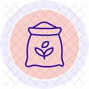 Garden Soil Bag Tomato Plant Icon