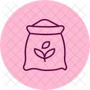 Garden Soil Bag Tomato Plant Icon