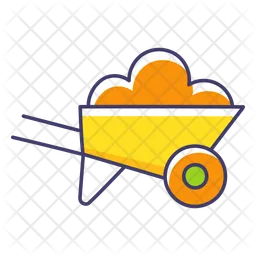 Garden wheelbarrow  Icon