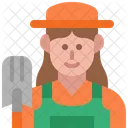 Gardener Woman Avatar Icon