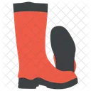 Worker Shoes Labour Footwear Gardener Boots Icon