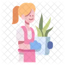 Gardener Female  Icon
