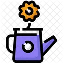 Spring Flower Watering Icon