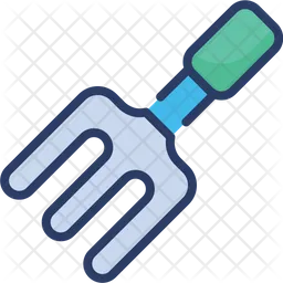 Gardening fork  Icon