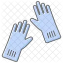 Gardening Gloves Lineal Color Icon Icon