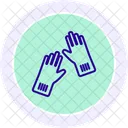 Gardening Gloves Line Icon Icon