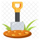 Gardening Soil Shovel Icon