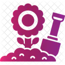 Gardening Digging Equipment Icon