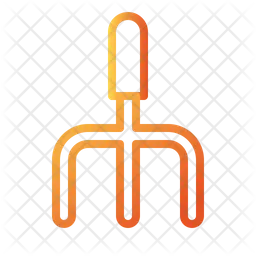 Gardening Rake  Icon