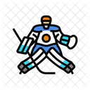 Gardien de but de hockey sur glace  Icône