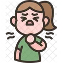 Garganta Dolor Inflamacion Icono