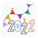 Garland 2022 New Year Icon