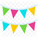 Garland Pennant Party Icon