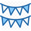 Garland Pennant Party Icon