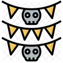 Garland Bunting Ornaments Icon
