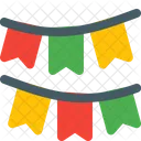 Garlands Bunting Flag Icon