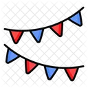 Garlands Pennants Streamers Icon