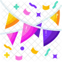Garlands Party Birthday Icon