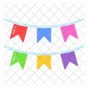 Garlands Decorations Pennants Icon