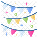 Garlands Buntings Decorations Icon