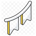 Garlands Buntings Party Streamers Icon