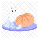 Garlic Bread Appetizer Icon