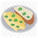 Garlic Bread Italian Icon
