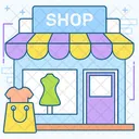 Garment Shop Clothing Shop Purchasing Clothes Icône