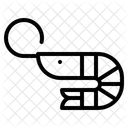 Garnelen Meeresfruchte Schalentiere Symbol