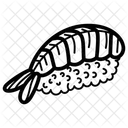 Garnelen Meeresfruchte Symbol