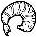 Garnelen Meeresfruchte Symbol