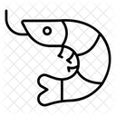 Garnelen Meeresfruchte Symbol
