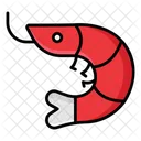 Garnelen Meeresfruchte Symbol