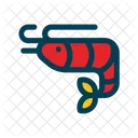 Garnelen Meeresfruchte Schalentiere Symbol