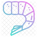 Garnelen Meeresfruchte Schalentiere Symbol